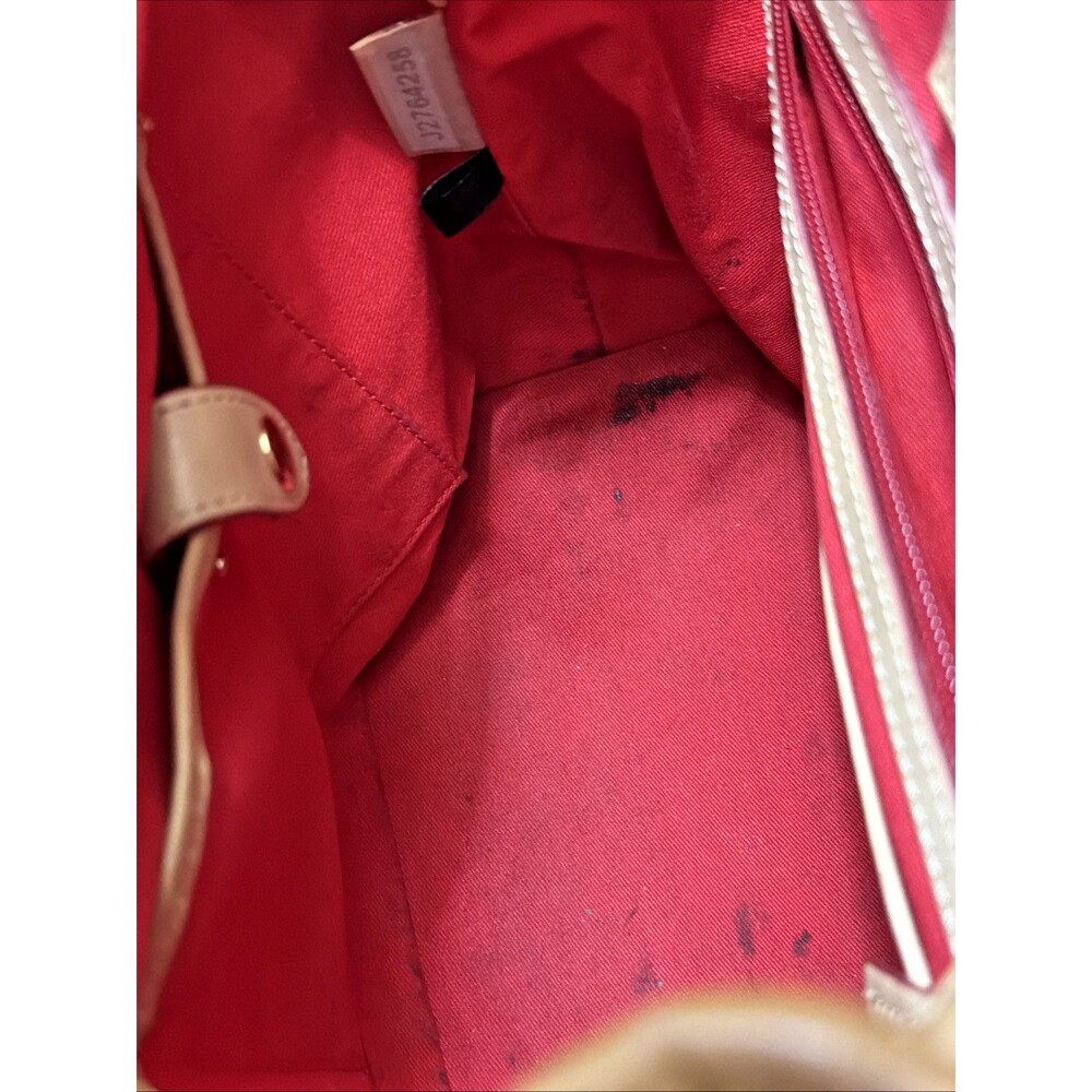 Dooney & Bourke Bucket Satchel Bag Coated Canvas Leather Blue - Picture 14 of 16